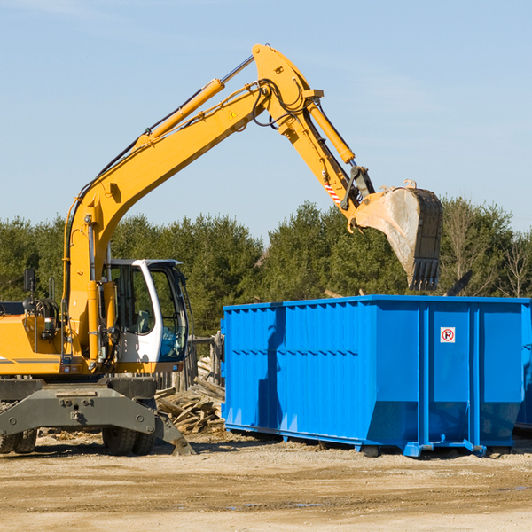 are there any restrictions on where a residential dumpster can be placed in South Venice